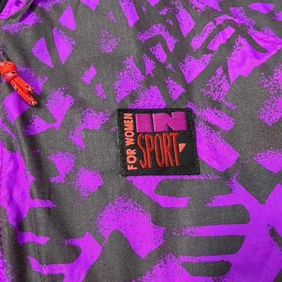 Illuminite sport for women vintage 90s windbreaker jacket full zip size small - Picture 2 of 16